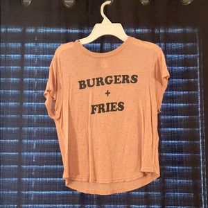 Burgers and fries shirt